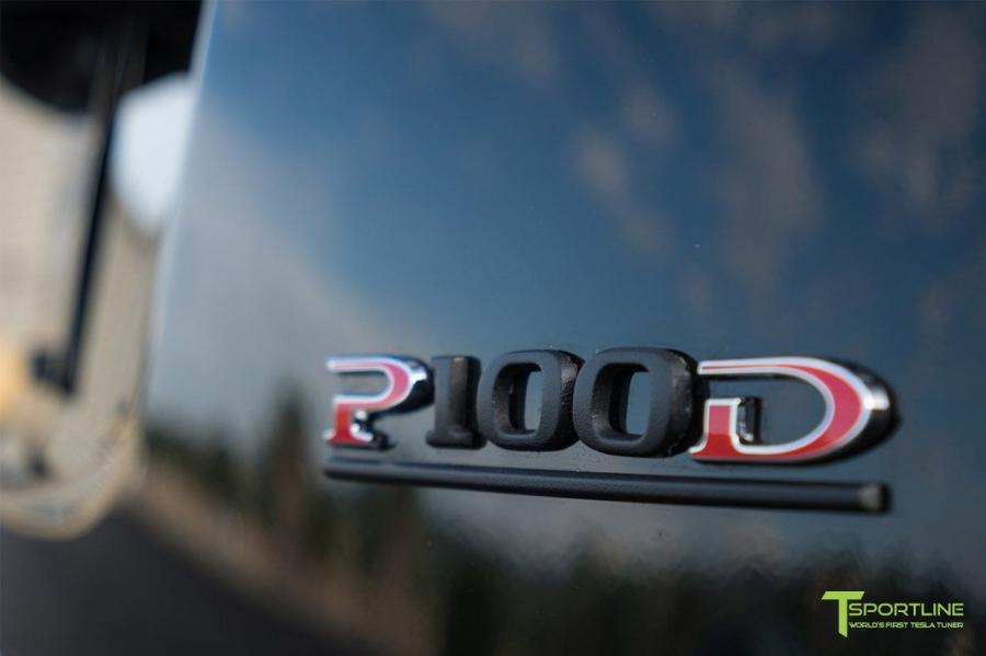 Логотип Tesla Model S P100D by T Sportline 2017 года  (фото 7 из 45)